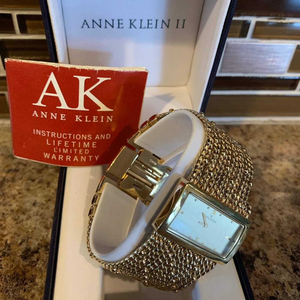 Anne Klein II Gold Tone Watch